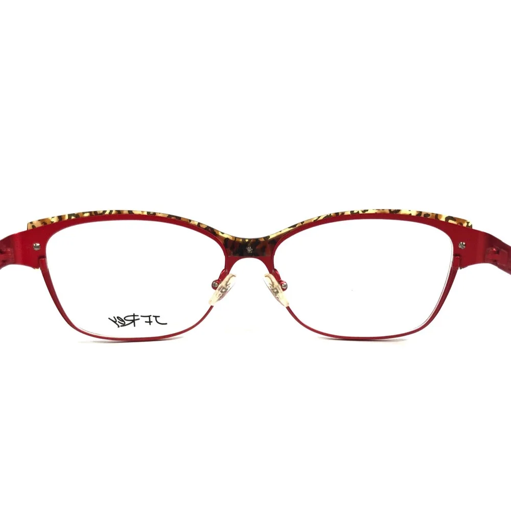 J.F. Rey Eyeglasses Frames JF2554 3095 Matte Red Brown Tortoise 54-15-136